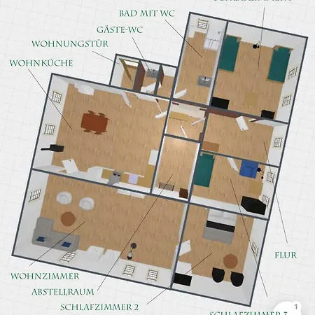 アパート Grosse In Einzigartigem Historischen Gebaeude Hardegsen